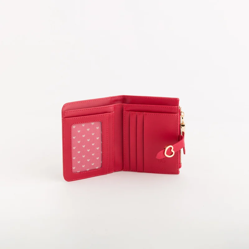 كاربيزا Women's Leather Wallet Dalia Wallet V3 Lipstick Red