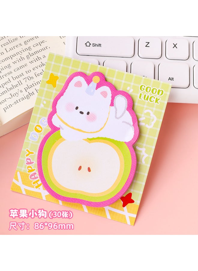 Cartoon West Highland Special-shaped Post-it Notes For Students Cute s Self-adhesive Notes N Post-it Notes - Image 1