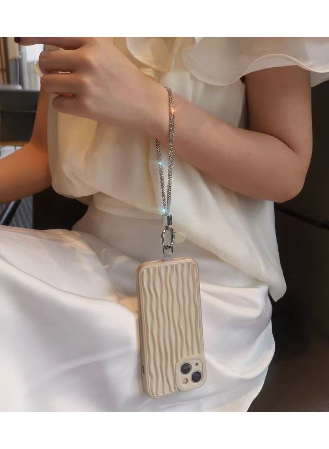 Anti-Lost Cellphone Wrist Strap Hands-Free Bling Wristlet Bag Accessory - Image 2