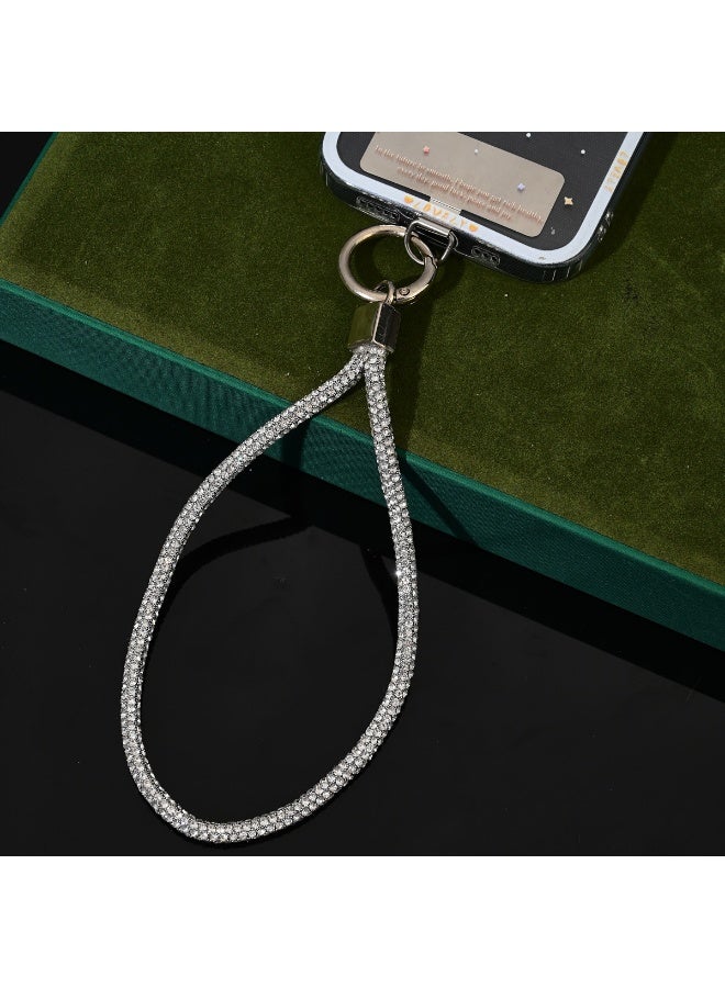 Anti-Lost Cellphone Wrist Strap Hands-Free Bling Wristlet Bag Accessory - Image 3