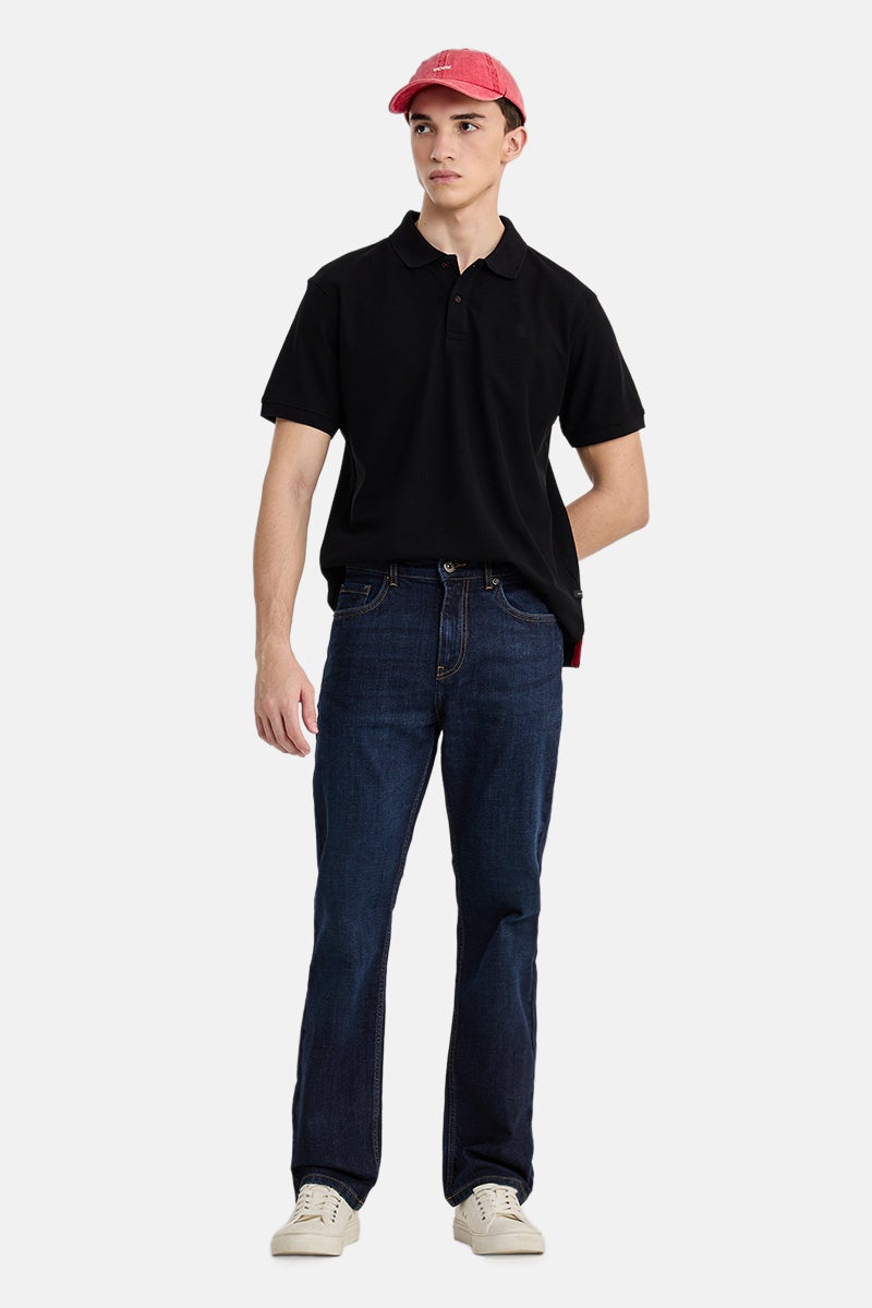 SNITCH Indigo Solid Straight Fit Casual Jeans - Image 3