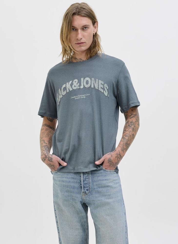 JACK & JONES JORALMERIA BOLD BRANDINGTEE SS CN 2PK MP  - Image 4