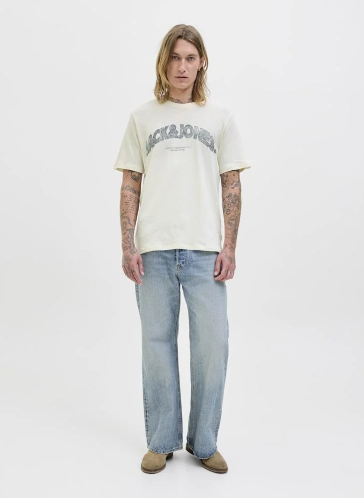 JACK & JONES JORALMERIA BOLD BRANDINGTEE SS CN 2PK MP