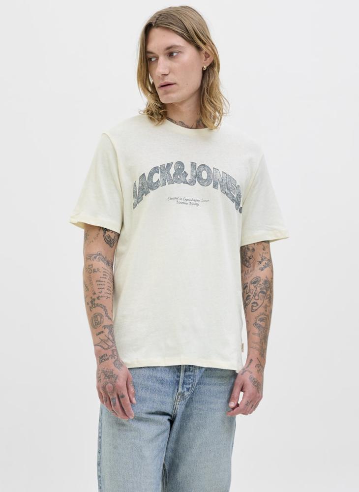 JACK & JONES JORALMERIA BOLD BRANDINGTEE SS CN 2PK MP  - Image 2