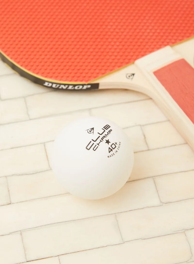 DUNLOP Dlop Table Tennis Bl 40 Club Champ 6 Ball Blister