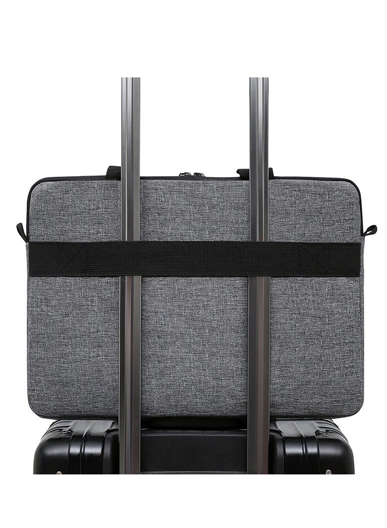 Angmei 15.6 Inch Ultra-thin laptop bag Ultrabook bag liner bag One-shoulder crossbody Apple Huawei Lenovo laptop bag - Image 3