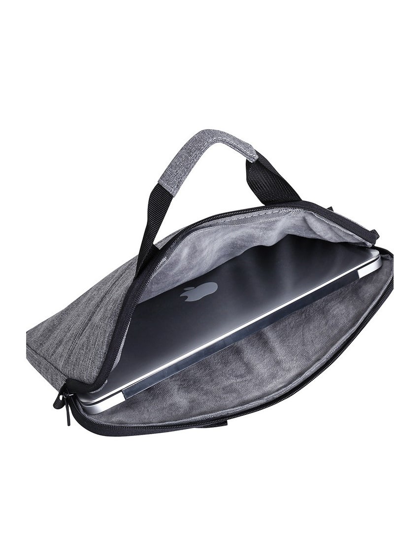 Angmei 15.6 Inch Ultra-thin laptop bag Ultrabook bag liner bag One-shoulder crossbody Apple Huawei Lenovo laptop bag - Image 4