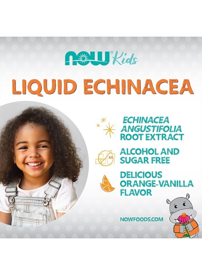 now مكملات، إشنسا سائلة للأطفال مع قطارة، دعم جهاز المناعة، مصممة للأطفال، 2 أونصة سائلة، قد يختلف التعبئة - Image 4