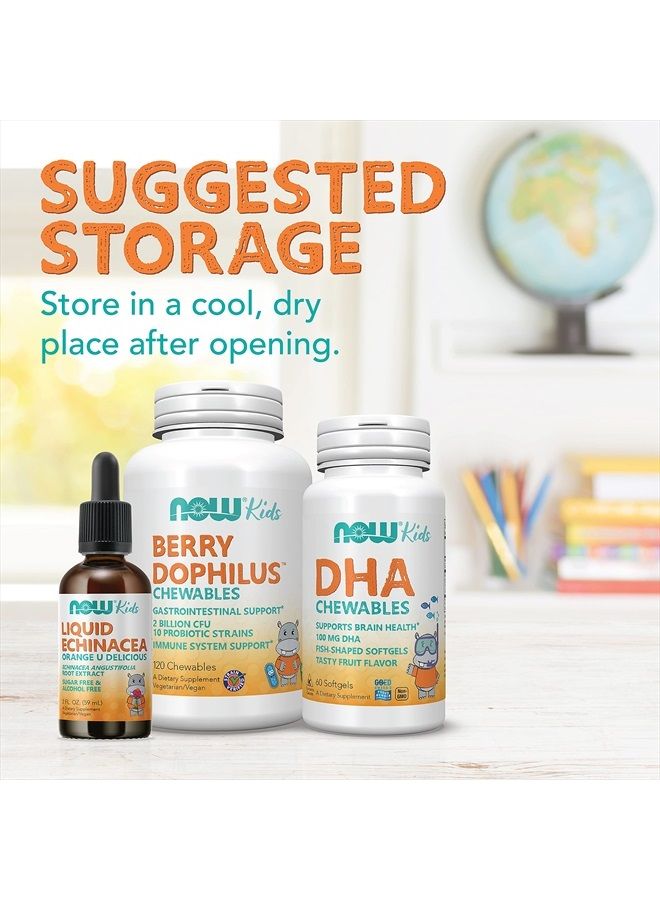 now مكملات، إشنسا سائلة للأطفال مع قطارة، دعم جهاز المناعة، مصممة للأطفال، 2 أونصة سائلة، قد يختلف التعبئة - Image 5