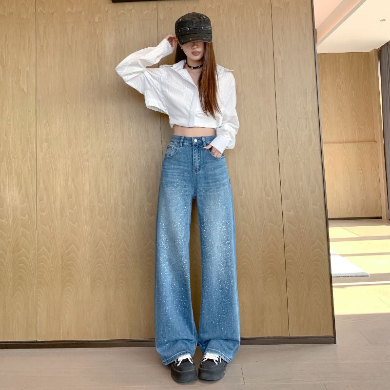Unisex Classic Denim Jeans Loose Fit Daily Outdoor Wear - Image 4