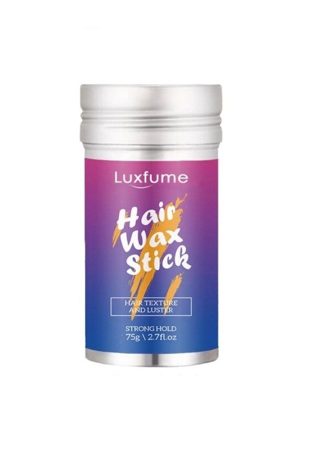 Luxfume Wax Stick for Hair Hair Pomade Stick Long-Lasting Styling Wax Stick Hair Wax Stick Smoothing & Slick Stick for Hair Wigs Styling Waxes for Fly Away & Edge Frizz Hair 75g  - Image 1