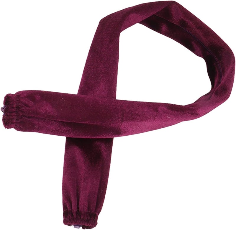 Chain Cover Particle Guard Protector | 60cm Length 5cm Width with Zipper | Flannelette Fabric for Cables/Tubes/Chains | Water - Shedding & Oxidation Defense for 10-50mm (Purplish) - Image 3