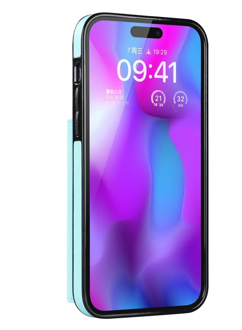 Suteni Back Cover Leather Card Slots Phone Case for iPhone - Image 2