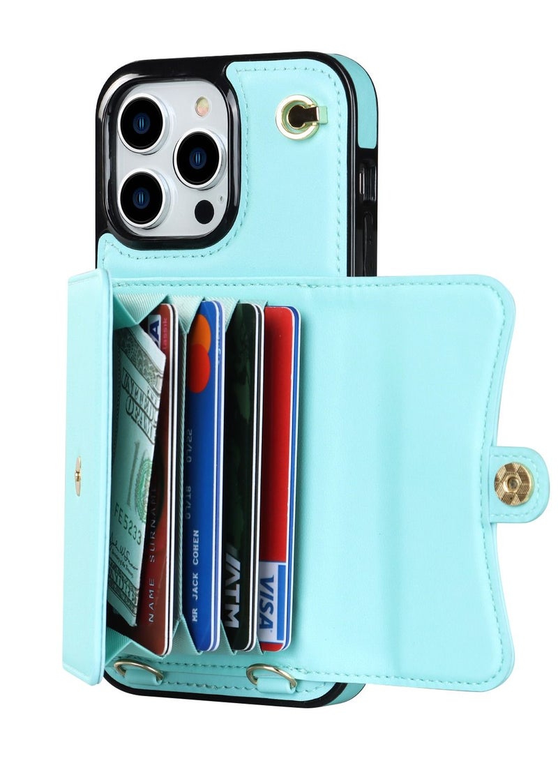 Suteni Back Cover Leather Card Slots Phone Case for iPhone - Image 3