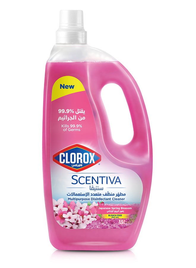Clorox Multi-Purpose Disinfecting Floor Cleaner Japenese Spring Blossom Scent  - Image 1