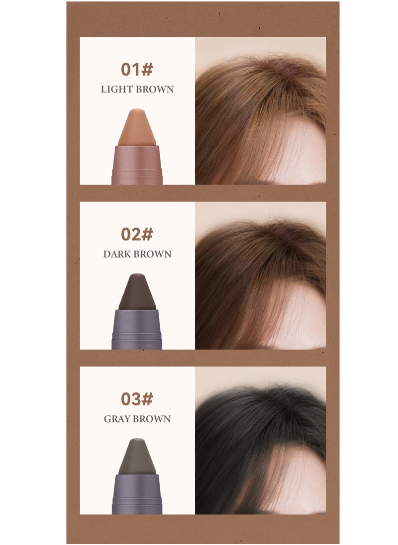 Sheloves - Hairline Powder Pen for Thinning Hair Root Touch-Up Contour Shading Fills Hair Gaps for a Youthful Look（01#） - Image 1