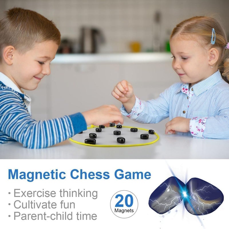 BELOXY Fun Table Top Magnetic Board Game | for Kids and Adults | 24 Magnets, Travel Bag and Lanyard (Style 3) - Image 4