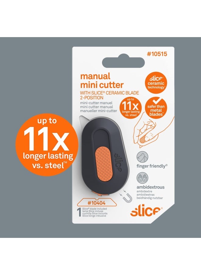 Slice - Ceramic Mini Cutter Black And Orange 1 Pack 10515 - Image 1