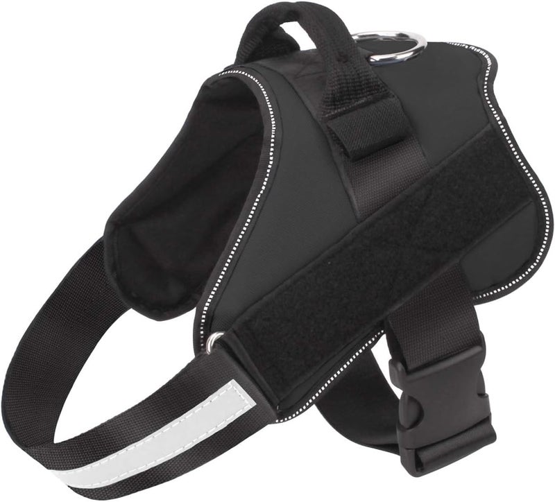 WapaW Service Dog Harness, No Pull Easy On And Off Pet Vest Harness, 3M Reflective Breathable & Easy Adjust Pet Harness With Nylon Handle - No More Tugging Or Choking For Dogs - Xlarge - Image 1