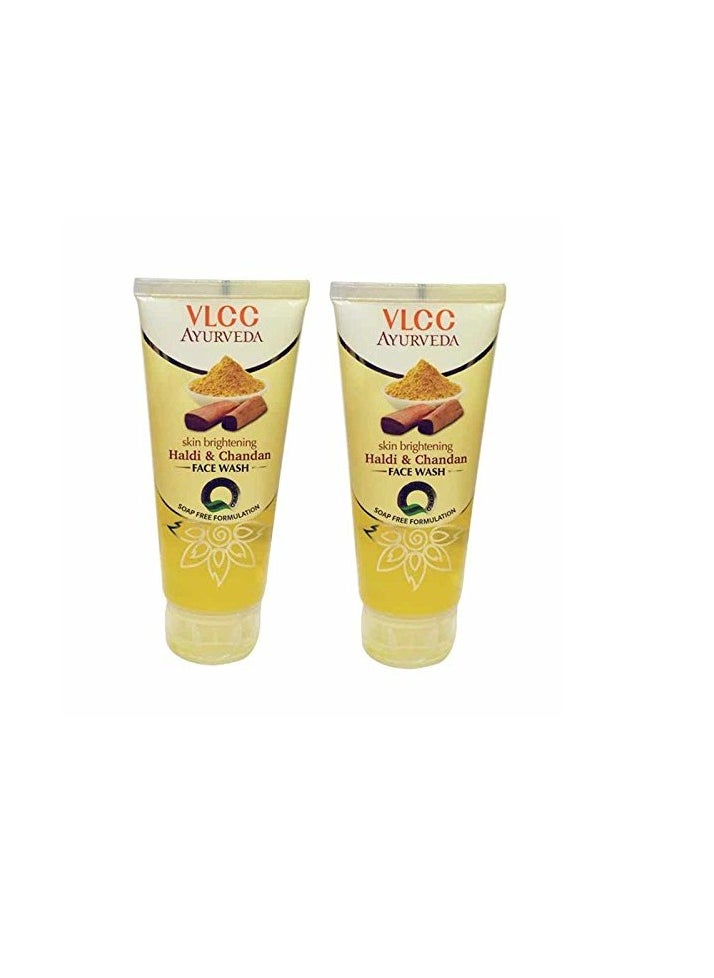 VLCC Ayurveda Skin Brightening Haldi & Chandan Face wash 100 ml x 2 - pzsku/Z4DE4A5641C1768FB7361Z/45/_/1740660661/a805e37c-9366-463d-ad93-af4412858e48