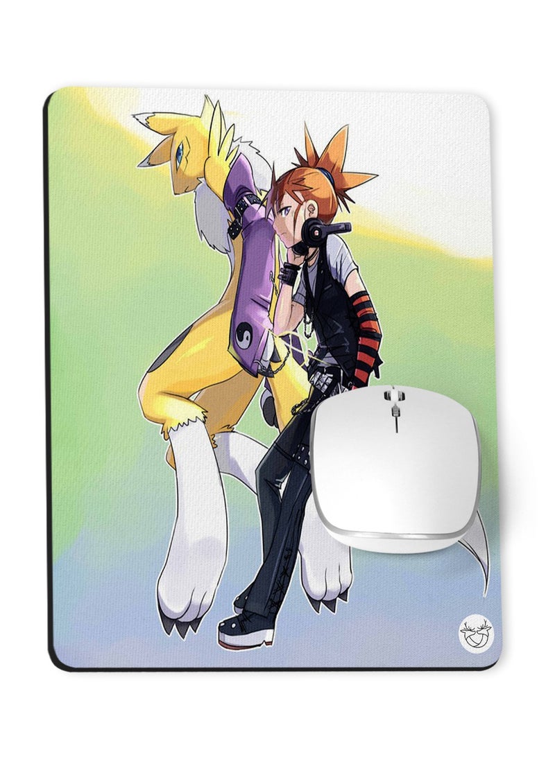 Reeman Design Mousepad with Digimon design print