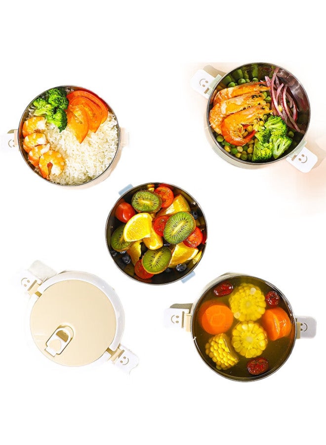 GRASEY Guangyi 304 Stainless Steel, Four-Layer Insulated Lunch Box, Multi-Layer Combinable Macaron Bento Box, Gy7931 - Image 2