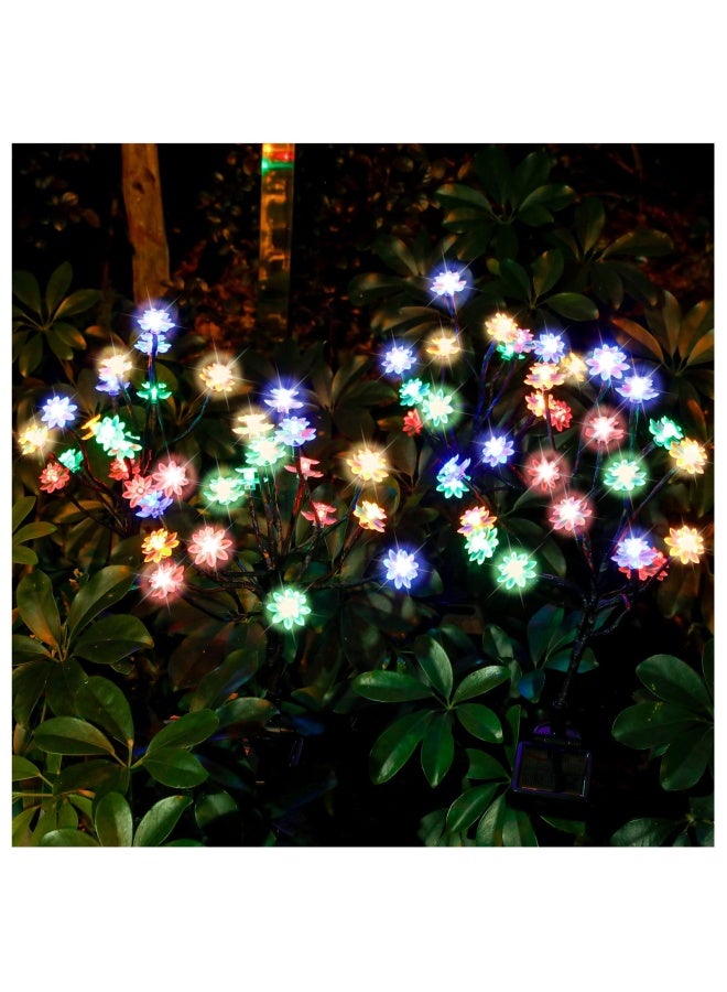 Newest Solar Powered Decorative Lights With Larger Solar Capacity For Tree Landscape Outdoor Garden Pathway Patio Front Yard Decoration 2 Pack  - Image 1