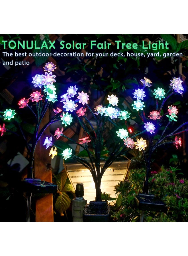 Newest Solar Powered Decorative Lights With Larger Solar Capacity For Tree Landscape Outdoor Garden Pathway Patio Front Yard Decoration 2 Pack  - Image 2