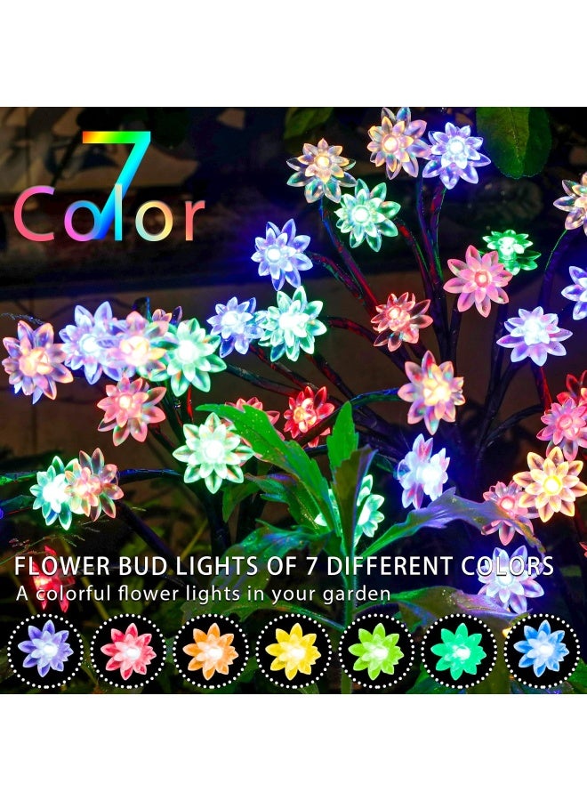 Newest Solar Powered Decorative Lights With Larger Solar Capacity For Tree Landscape Outdoor Garden Pathway Patio Front Yard Decoration 2 Pack  - Image 5