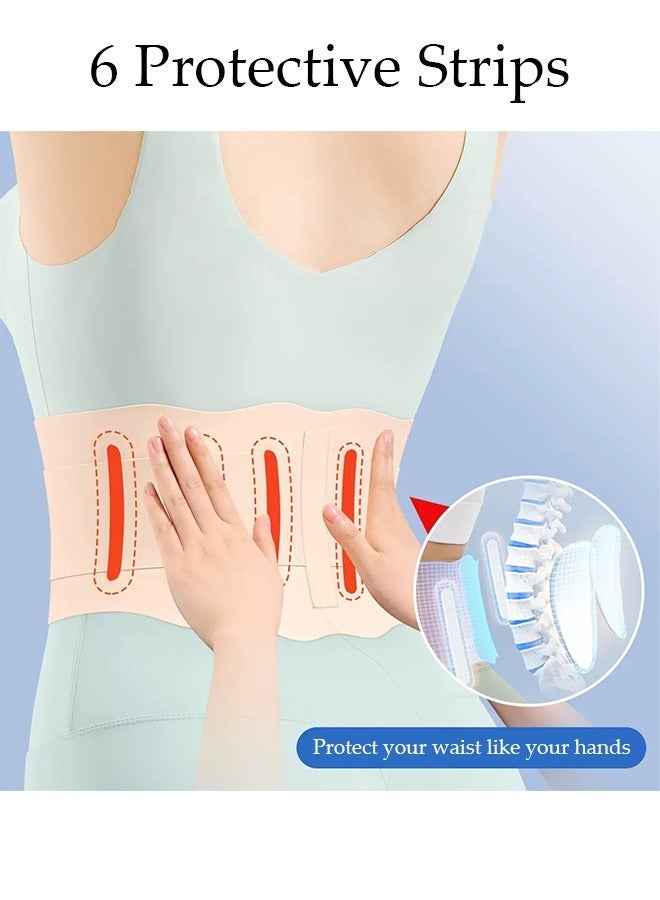 DUNISO Waist Support Belt for Lower Back Pain Relief Sciatica, Scoliosis, Herniated Disc, Breathable Back Support Belt for Women Men, Adjustable Lumbar Support Brace Body Shape Waist Trainer - Image 5