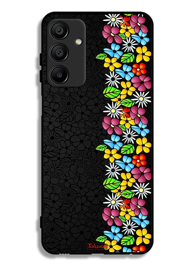 Tolwak Samsung Galaxy A15 4G Protective Case Cover Flowers Line - Image 1