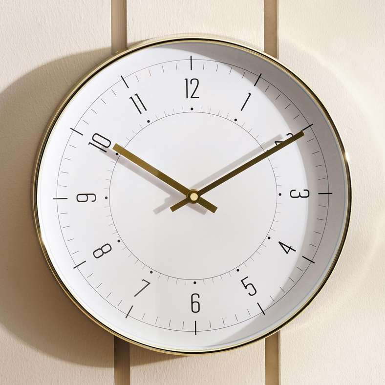 Pan Home Lily Wall Clock Dia 30cm - Gold - 195FBS9900107 - Image 3
