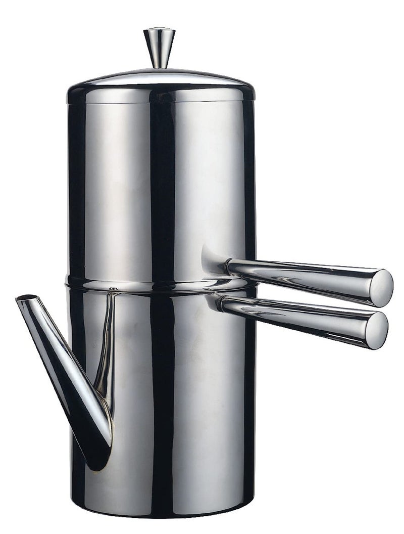 Ilsa Stainless Steel Neapolitan Drip Coffee Maker with Spout, 3 ESPRESSO Cups 10 oz. - Image 5