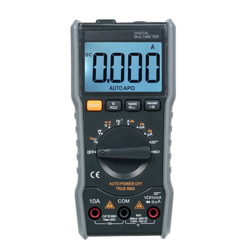 مقياس رقمي ذكي KM-DM01B النطاق التلقائي 6000 عداد، مقياس عالمي للكشف عن الجهد الضار غير المتصل (NCV)، جهاز اختبار محمول متعدد الوظائف، مقياس جهد، مقياس تيار مع ضوء خلفي ومصباح يدوي، قياس الجهد والتيار المتردد/المباشر ومقاومة السعة - Image 1