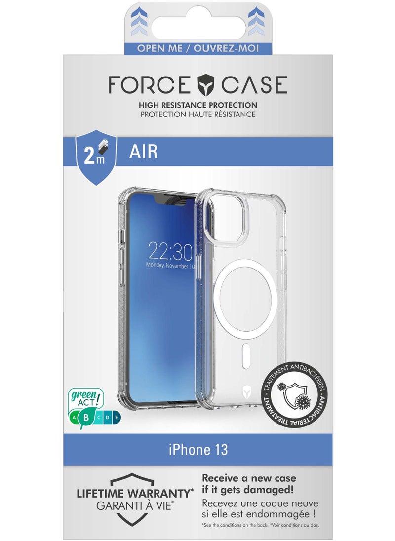 FORCE Force Case IPhone 13 MagSafe Compatible AIR Reinforced Case Lifetime Warranty Transparent  - Image 1