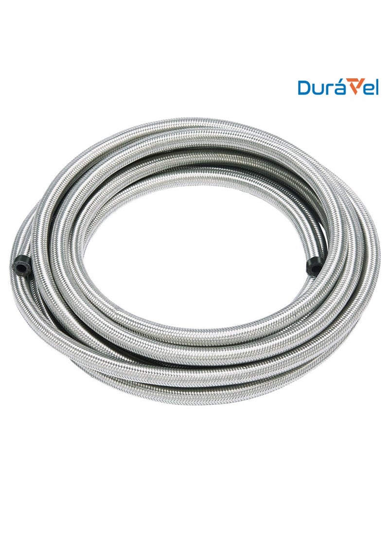 Duravel - Duravel Stainless Steel Braided Gas Hose, Flexible Metal Line (2.5 METER) - Image 1