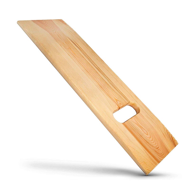 DMI Transfer Board and Slide Board made of Heavy-Duty Wood for Patient, Senior and Handicap Move Assist and Slide Transfers, Holds up to 440 Pounds, FSA HSA Eligible, 1 Cut out Handle, 24 x 8 x .75 - Image 4