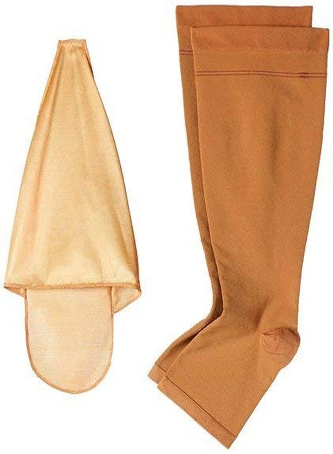 Comprezon Varicose Vein Stockings Class 1- Upto Groin- 1 pair (Large) - Image 3