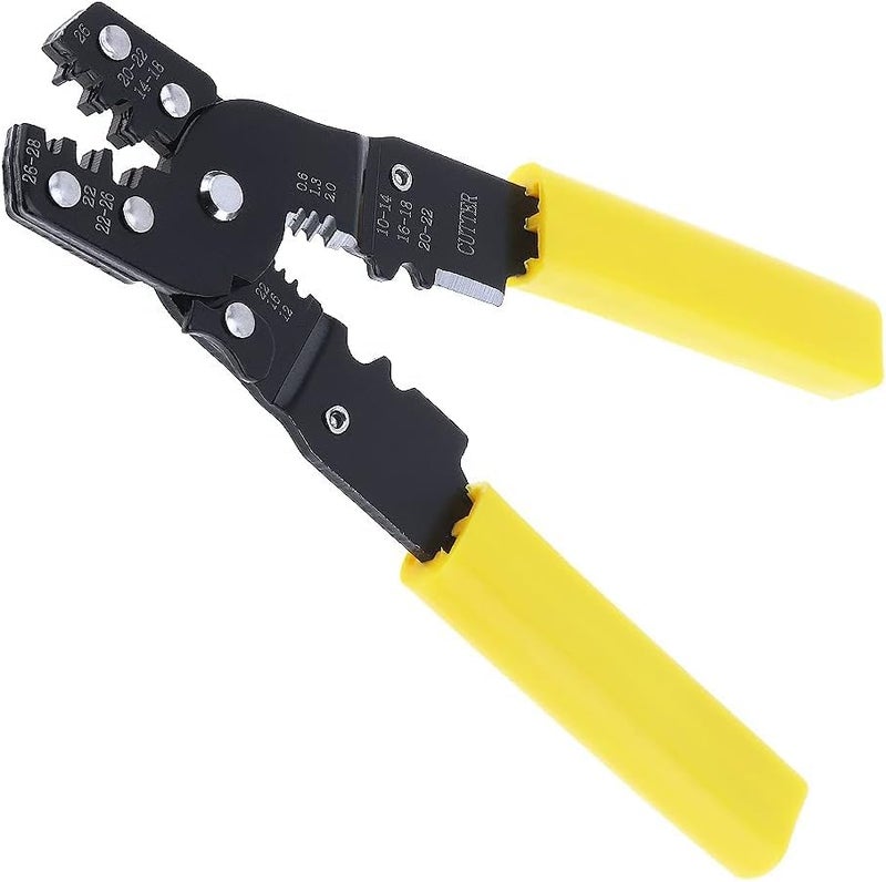UPTODATETOOLS Wire Crimper Wire Cutter Wire Stripper Crimper Cutter Electrical MultiTool Network Cable Cutting Stripping Crimper - Image 2