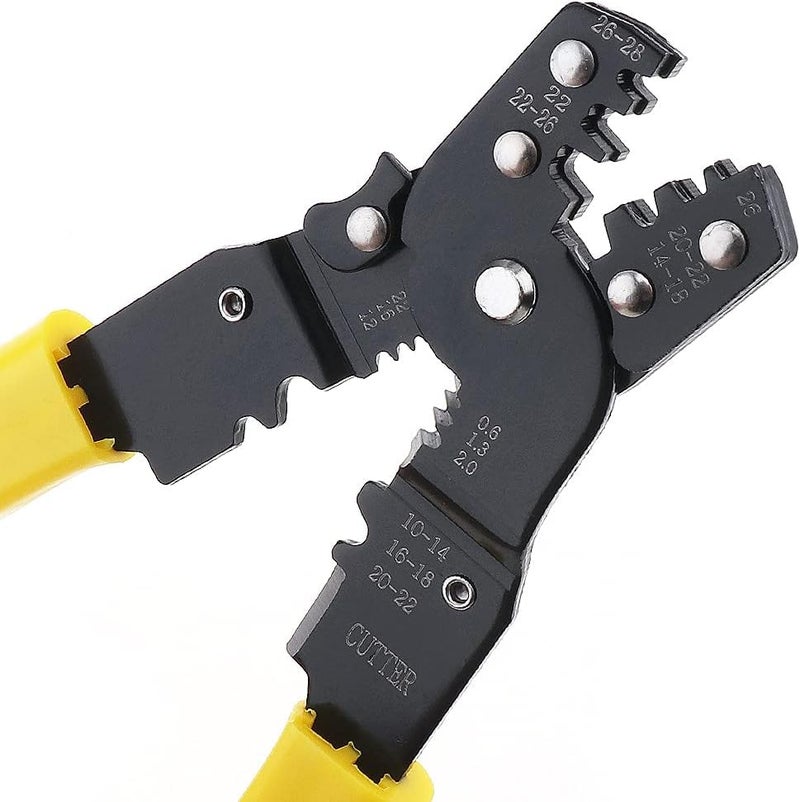 UPTODATETOOLS Wire Crimper Wire Cutter Wire Stripper Crimper Cutter Electrical MultiTool Network Cable Cutting Stripping Crimper - Image 4