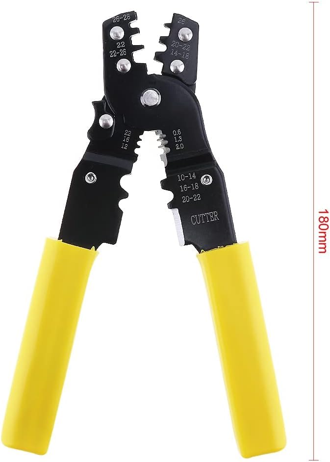 UPTODATETOOLS Wire Crimper Wire Cutter Wire Stripper Crimper Cutter Electrical MultiTool Network Cable Cutting Stripping Crimper - Image 5
