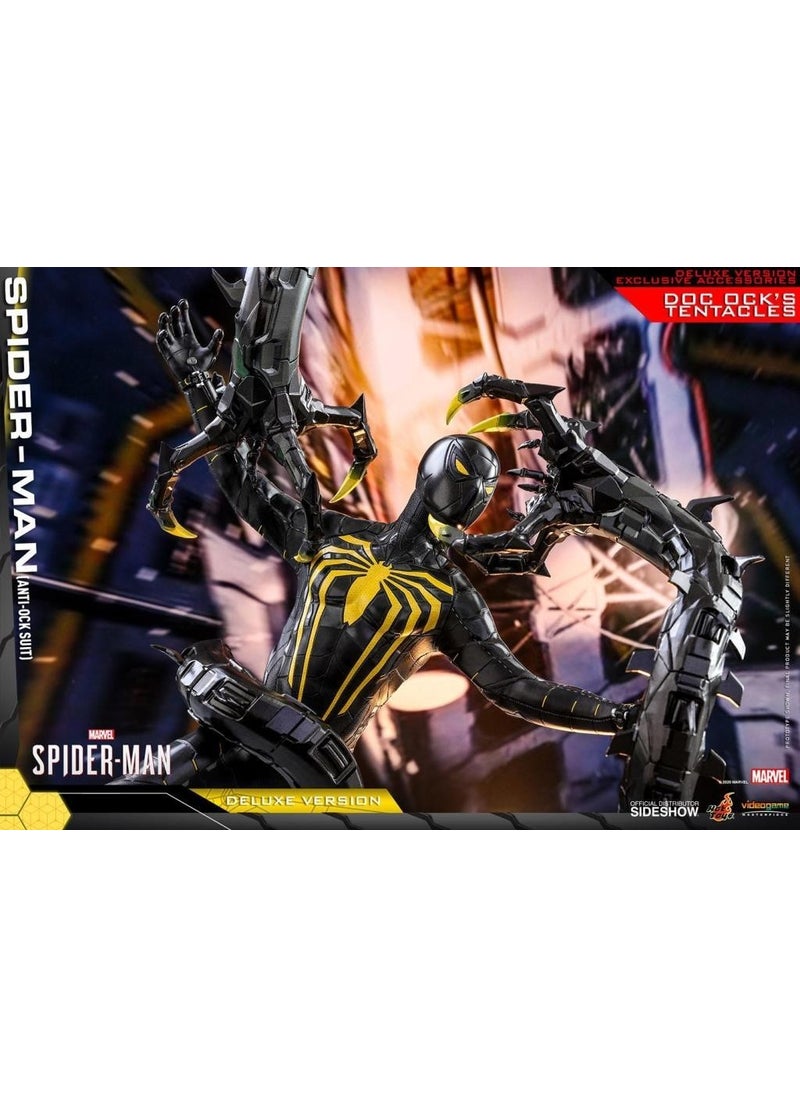 Hot Toys Spider-Man (Anti-Ock Suit) Deluxe Sixth Scale Figure - 906796 - Video Game Masterpiece Series - Marvel's Spider-Man  - Image 1