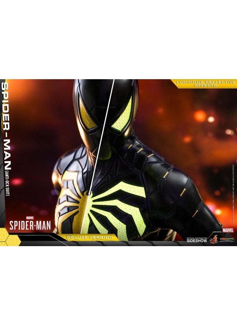 Hot Toys Spider-Man (Anti-Ock Suit) Deluxe Sixth Scale Figure - 906796 - Video Game Masterpiece Series - Marvel's Spider-Man  - Image 5