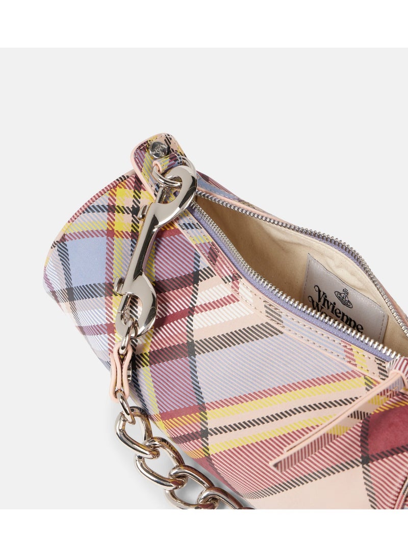 Vivienne Westwood Tartan Cindy Cylinder Shoulder Bag - Image 5
