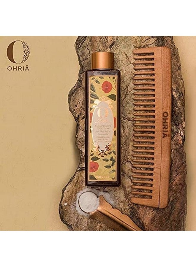 OHRIA Ayurveda Japa Pushpa Thailam Hair Oil | Ayurvedic Herbal Blend With Neelibringadi Oil | Supports Hair Strength And Nourishment | For All Hair Types - 200Ml - Image 2