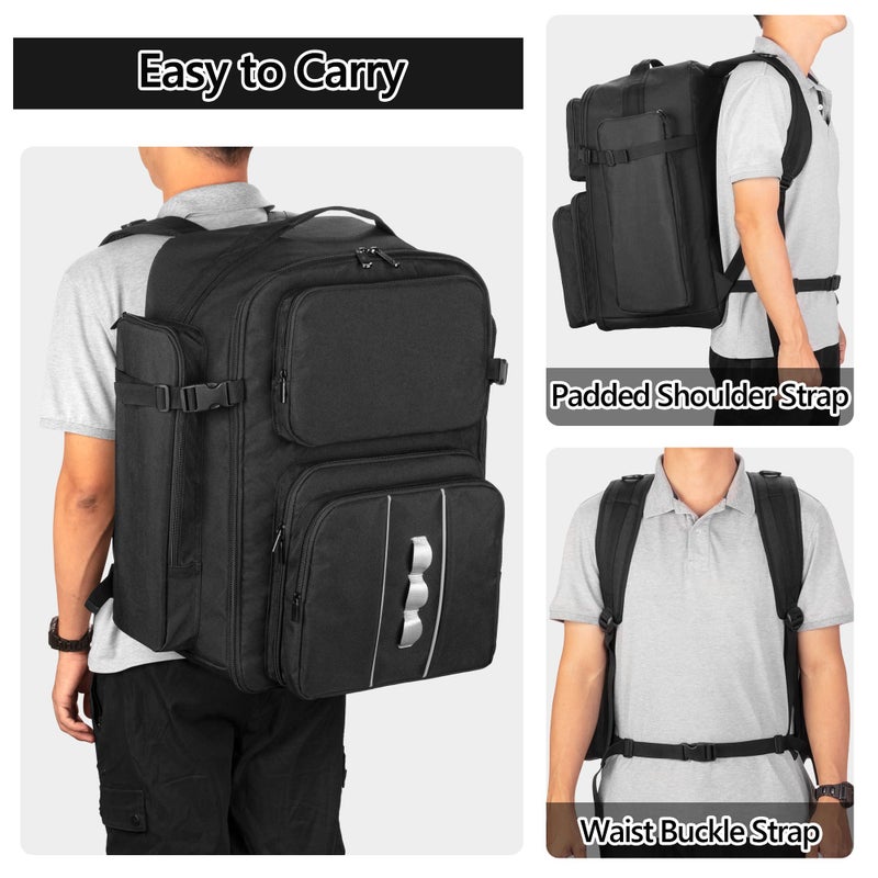 GOBUROS RC Backpack for 1/10 Car, RC Storage Bag with Multi Pockets for Tools and Other Accessories, Easy Carrying with Adjustable Shoulder Strap (Patent Design) - Image 5