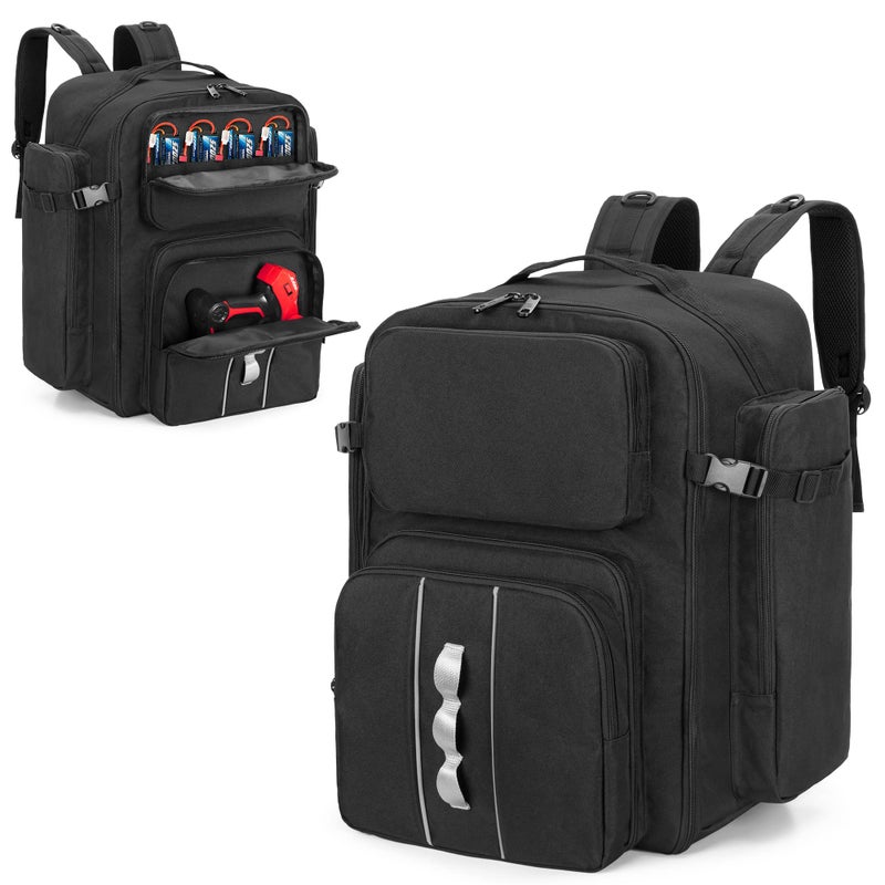 GOBUROS RC Backpack for 1/10 Car, RC Storage Bag with Multi Pockets for Tools and Other Accessories, Easy Carrying with Adjustable Shoulder Strap (Patent Design) - Image 1