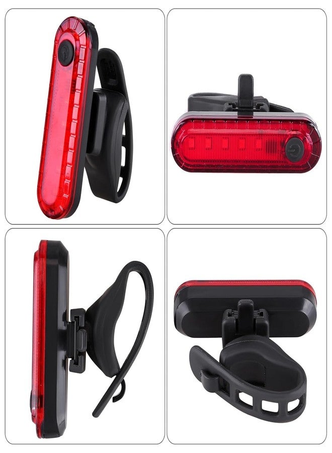 RP MALLLED Rear Bike Tail Light 1 Pack, Ultra Bright USB Rechargeable Bicycle Taillights, Waterproof Bike Back Light for Cycling Helmet Safety Warning Strobe, 4 Light Mode Options - Image 3