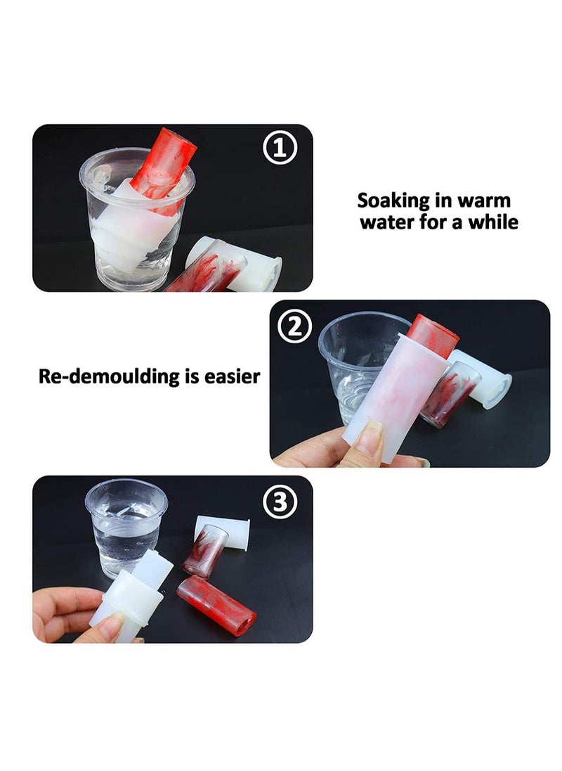 SYOSI Silicone Mold Lighter Protective Lighter Case Resin Molds Cover Holder for Epoxy Resin Jewelry Casting Molds for J5/J3 Accessories DIY Crafts Making Resin Case Mold 4 Pcs  - Image 5