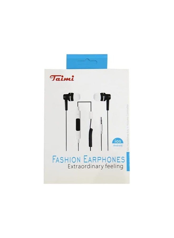 Taimi 5-Piece Earphone Taimi Inspire KE006 Black  - Image 2
